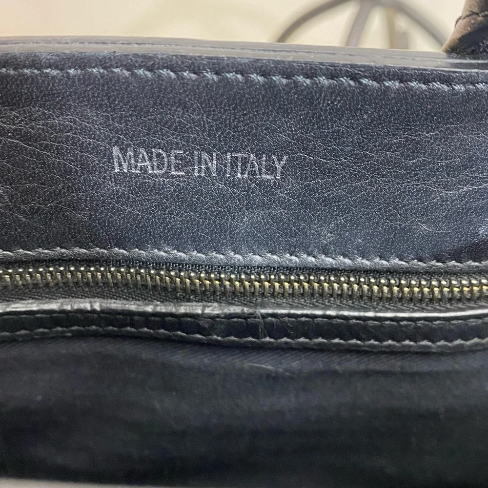 Zadig & Voltaire Small Quilted Black Leather Crossbody Tote - Picture 5 of 8